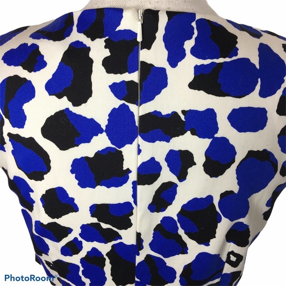 David Meister Animal Print Peplum Dress Size‎ 2 - Picture 9 of 11